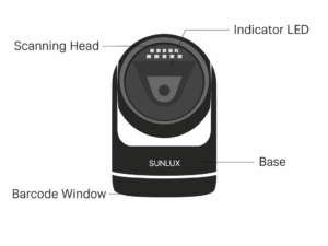  Sunlux RD10 2D Desktop Barcode Scanner