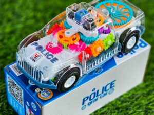 Transparent Police Car