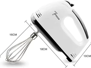 SAYFI Fiber Electric Handheld Food Mixer – 7 Speed Double Whisk