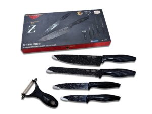 Zepter 5 Pcs Non-Stick Knife Set – High Carbon Stainless Steel