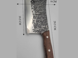 Kitchen Knife – Damascus Steel with Wooden Handle