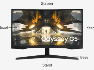 Samsung Odyssey G5 LS27CG550EWX 27" 165Hz QHD Curved Gaming Monitor