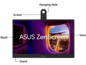 ASUS ZenScreen MB166CR 16" Full HD IPS Portable Type-C Monitor