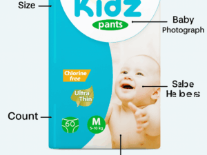 Kidz Pant System Baby Diaper (M Size)