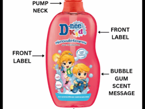 D-nee Kids Head and Body Bath Gummi Shower Gel with Fresh Fragrance 400ml 