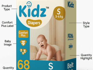 Kidz Belt System Baby Diaper (S Size)