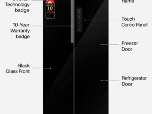 Kelvinator KHV-590NFSBS2DBG 590 Liters Inverter Refrigerator