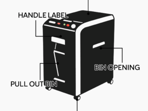 Deli ET099 25‑Sheet 31 L Paper Shredder