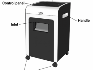 Deli E9917‑EU 31L Paper Shredder