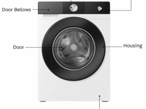 Sharp ES‑W80EW‑H 8 KG Full Auto Top Load Washing Machine