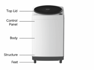 Haier HW80-BP12929S6 8 KG Front Load Washing Machine