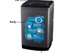 Haier HWM80-316S6 8 KG Top Load Fully Automatic Washing Machine