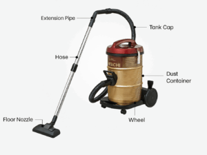 Hitachi CV‑950F 2100W Drum-Type Vacuum Cleaner (18L Capacity)