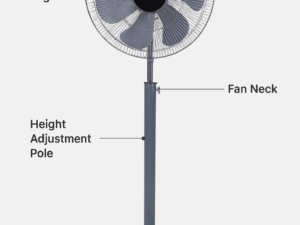 Pakhtun Tezra 18" High Speed Stand Fan