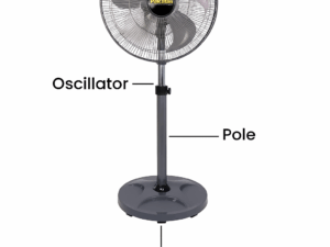 Pakhtun Zefiro 18" Stand Fan With Remote