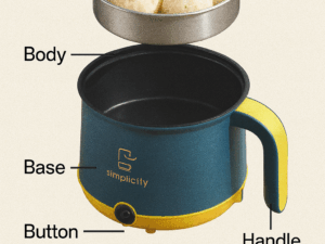 Electric Cooking Pot – Multifunction Non-stick Double Layer Cooker