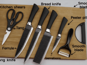 Kitchen Tools Set – 6 Pcs for Chef & Daily Use
