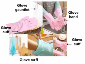 High Quality Silicone Dish Washing Kitchen Hand Gloves