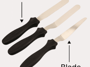 Kitchen Knife 3 Pcs Set – Cake Spatula & Palette Knives