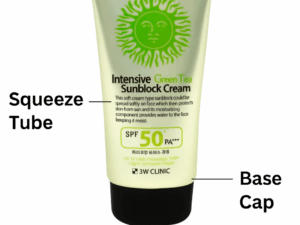 3W Clinic Intensive Green Tea Sunblock Cream SPF 50+ PA+++