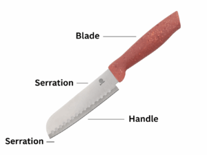 5" Santoku Knife – Stainless Steel