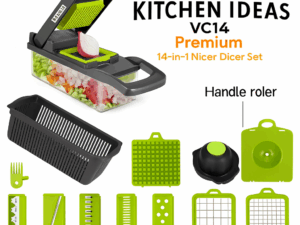 GearUP VC14 Premium 14-in-1 Vegetable & Fruit Multifunction Cutting Slicer