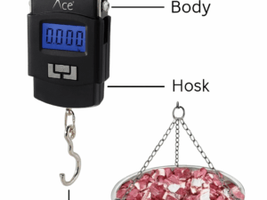 Electric Portable Scale – Black