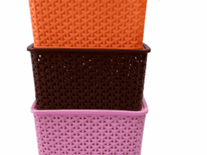 Plastic Storage Basket – 1 Pc