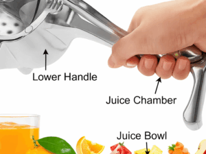 Fruit Press Manual Juicer – Hand Juice Press & Extractor