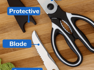 Stainless Steel Kitchen Scissors – Multi-Purpose Kitchen Shears