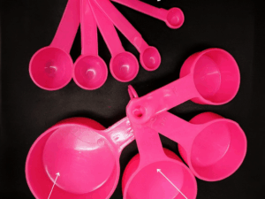 9 Pcs Plastic Measuring Spoon Set