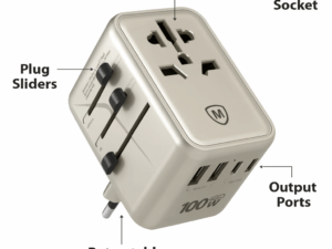 Micropack MTA-5100 100W 5 Port Universal Travel Adapter