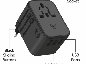 Micropack MTA-535 35W 5 Port Universal Travel Adapter