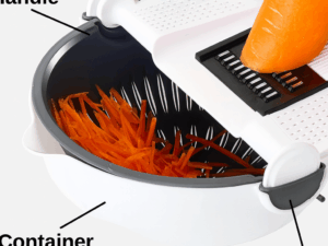 Kitchen Multi-Functional 9 in 1 Slicer & Grater with Drain Basket