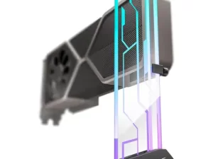 Antec AT-GPUH-ARGB-TG-BK Tempered Glass ARGB GPU Holder