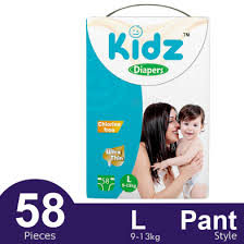 Kidz Belt System Baby Diaper (L Size)