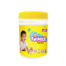 Twinkle Baby Wipes Jar (120 Pcs)