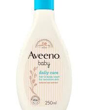 Aveeno Daily Care Baby Hair and Body Wash for Sensitive Skin - 250ml