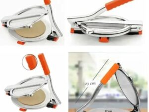 Ruti Maker / Roti Maker / Chapati Press – Stainless Steel Puri & Papad Press