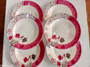 7" Melamine Soup Plate Set – Pack of 6