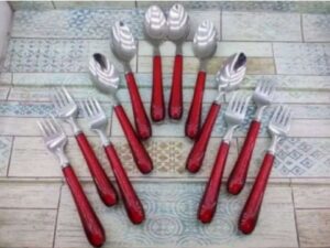 Stainless Steel Spoon Set – 12 Pcs (Table & Tea Spoons)
