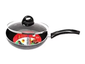 Kiam Non-Stick Fry Pan With Glass Lid – 28 cm