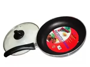 Kiam Non-Stick Fry Pan with Glass Lid – 20cm