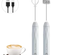 Rechargeable Handheld Milk Frother – Cappuccino & Coffee Mixer
