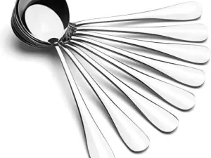Stainless Steel Soup Spoon Set – 6 Pcs (Lightweight)