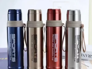 Thermos Stainless Steel Water Bottle – 750ml Insulated Travel Bottle