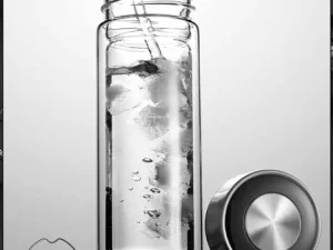 Double Layer Glass Tea Bottle – 360ml High Temperature Resistant