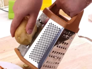 Dreafly Stainless Steel 6-Sided Box Grater – Vegetable & Cheese Slicer/Shredder