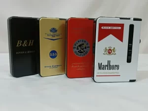 Gas Lighter Inside Cigarette Box Case – Automatic Storage (1 Pc)