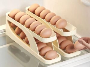 Large Capacity Egg Storage Box – Refrigerator Organizer Case
